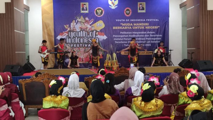 Ket: Suasana kegiatan Youth of Indonesia (YOI) Festival 
