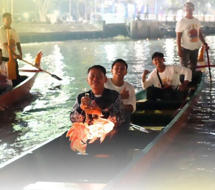 Bukan Sekadar Tradisi, Larung Lampion di Martapura Jadi Simbol Doa dan Kepedulian untuk Negeri
