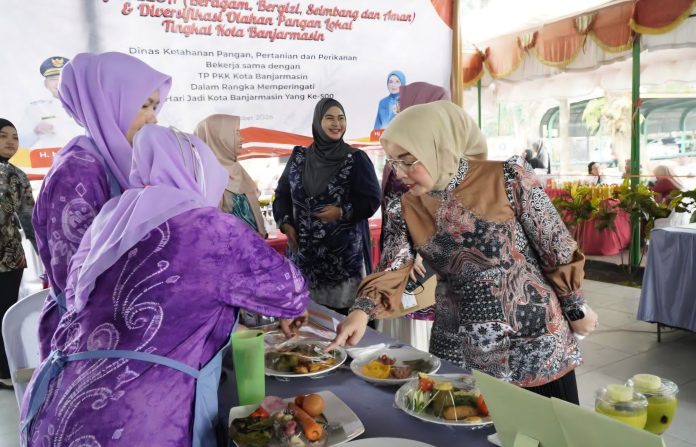 Neli Listriani Ajak Warga Banjarmasin Tinggalkan Ketergantungan Pangan Mahal, Maksimalkan Bahan Lokal