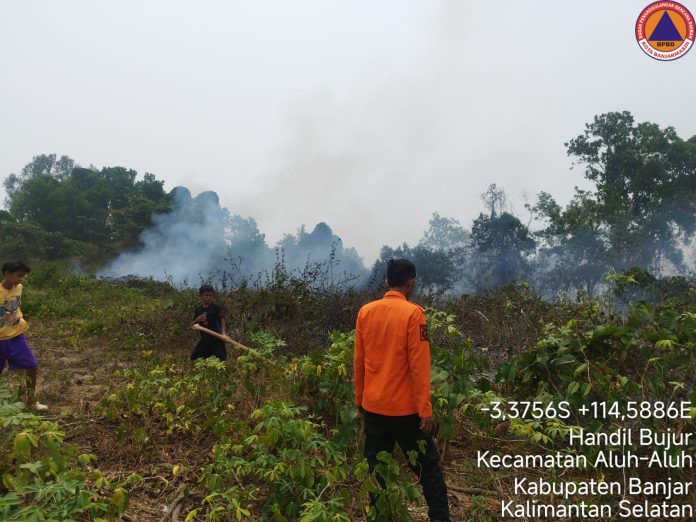 71 Karhutla Terjadi di Banjarmasin, Sungai Andai Jadi Titik Terbanyak, Water Bombing Dikerahkan